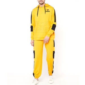 Chándal de gran tamaño de alta calidad para hombre 2025 con manga larga y cuello con capucha, patrón sólido de moda para uso informal en invierno - Product Image 1