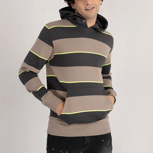 เสื้อฮู้ดดี้ผู้ชายสไตล์วินเทจ ผ้าฝ้ายหนานุ่ม 100% ปักลาย 3 มิติ แต่งลูกปัด ทรงปกติ สำหรับฤดูใบไม้ร่วง ผลิตจากผ้าฟลีซที่เป็นมิตรต่อสิ่งแวดล้อม - Product Image 5