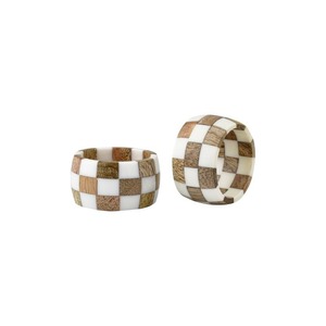 Ensemble de porte-serviettes en résine de luxe avec design personnalisé pour les événements de mariage - Product Image 1