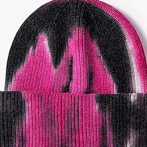 Bonnets en jacquard 100% acrylique imprimés en relief, style streetwear, respirants, imperméables, avec logo personnalisé brodé et effet vieilli - Product Image 2