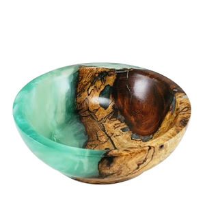 Lunch Table Salad Serving <b>Bowl</b> <b>Mango</b> <b>Wood</b> <b>Bowl</b> Feeding Wooden <b>Bowls</b> Handcrafted Tabletop Decoration Cookies Serving <b>Bowl</b> - Product Image 4