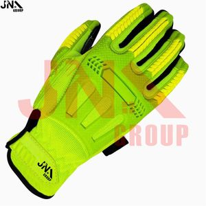 Guantes de construcción antideslizantes duraderos TPR Guantes mecánicos de seguridad de protección industrial para trabajo de impacto - Product Image 5