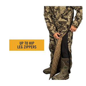Overol de Caza Aislado de Sarga de Algodón con Camuflaje, Ropa Exterior con Revestimiento DWR, Pantalones de Campo de Una Pieza de Cuerpo Completo Antifricción para Hombre - Product Image 6