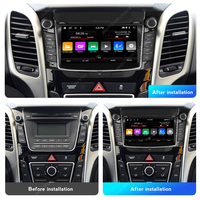 MEKEDE H2, Radio de Auto con 8 Núcleos, CarPlay, Android Auto, GPS, 4G, WiFi, para Hyundai I30l Elantra GT 2011-2017, Pantalla de 7 Pulgadas
