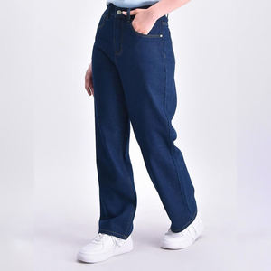 Vintage lavado Hip Hop Denim señoras Baggy Jeans fabricantes profesionales mujeres cintura alta Baggy Jeans - Product Image 6