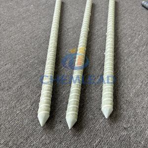 Estaca de refuerzo de fibra de vidrio personalizada de 3/4 ''24'' GFRP Estaca de forma de hormigón Estaca de formación de pie - Product Image 3