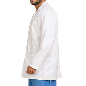 En Stock, Servicio OEM, Bata de Laboratorio de Algodón 100% Unisex, Ligera, de Alta Calidad, Nuevo Diseño, para Uso Hospitalario, Gran Venta - Product Image 2