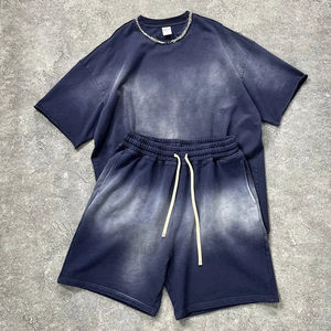 Shorts Unisex Lisos al por Mayor, Shorts de Felpa Francesa de Alta Calidad, Personalizables, de Doble Capa y Alto Gramaje - Product Image 5