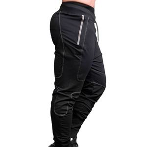 กางเกงวิ่งขายาวสำหรับผู้ชายชุดออกกำลังกายกางเกงใส่วิ่งเย็บปะแบบลำลองไซส์ใหญ่พิเศษออกแบบได้ตามต้องการ - Product Image 4