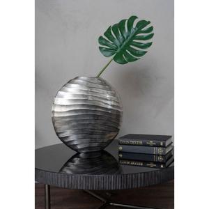 Vase de table en aluminium artisanal tendance, pot à fleurs, design indien complexe, décoration intérieure, finition argentée polie, personnalisable - Product Image 6