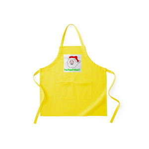 Nouvelle arrivée Tablier de cuisine réglable imprimé personnalisé respirant 100% coton sublimation avec logo - Product Image 1