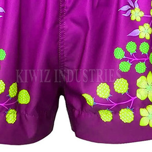 Pantalones cortos de Muay Thai al por mayor más vendidos 2024 sólidos transpirables de secado rápido de cintura alta cierre elástico ligero - Product Image 6