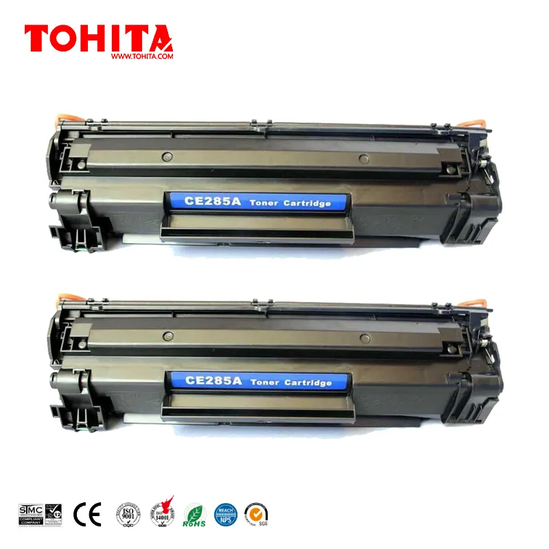 Cartucho de Toner para HP CE285A CE 285A 285A 85A 285 LaserJet Pro P1100 1102W LaserJet Pro M1132 1210 1212 1214 1217 de TOHITA