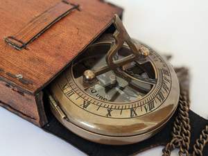 Solid Antique Brass Nautical <b>Compass</b> Working Marine <b>Navigation</b> Tool For Ship Sailing Travel Outdoor Use - Product Image 4