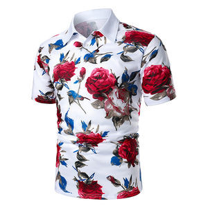 2025 diseñador hombres 100% algodón para Polos logotipo bordado camisa de golf ropa de verano caliente con patrón sólido - Product Image 1