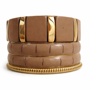 Trending statement Antique <b>Touch</b> Vintage style Multicolor Handcrafted Fashion Cuff Natural Patterned High polish <b>Bracelet</b> - Product Image 1