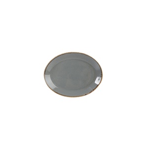 Plato de Porcelana para Servir en Forma de Barco, Diseño Minimalista Seasons, Color Gris Oscuro, 36 cm - Product Image 2