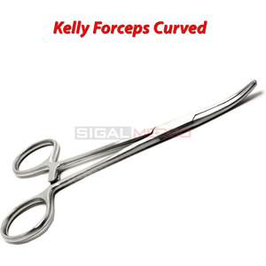 Kelly คีมสำหรับผ่าตัดแบบโค้ง5.5นิ้วใช้ซ้ำได้ทำจากสเตนเลสได้รับการรับรอง CE - Product Image 2