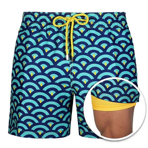 Wholesale High Street Men's Mid Waist Swim Trunks <b>Quick</b> <b>Dry</b> 9" Compression Solid Board <b>Shorts</b> Plain Dyed Waterproof Breathable - Product Image 6