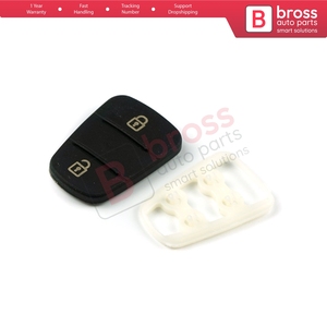 Funda de goma BDP1124 con 2 botones para llave remota de coche tipo flip - Product Image 3