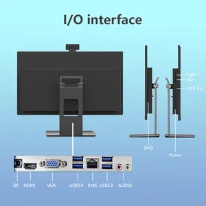 オールインワンビジネスコンピューター27 "DVD i7 11700 16GBテラバイトオールインワンコンピューターで構築されたAIOデスクトップPC