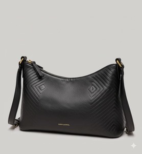 Sac à main fourre-tout en cuir de mouton authentique pour femme avec fermeture éclair décontractée Produit authentique - Product Image 1