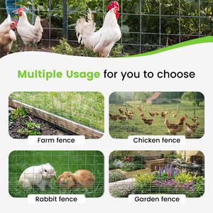 Rete Metallica Saldata Quadrata in Acciaio Zincato per Recinzione da Giardino, Rete Economica per Api, Piante, Pollame e Animali, con Funzione di Taglio e Piegatura - Product Image 3