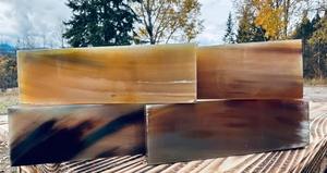 Écailles et plaques de couteau en corne de bélier pressée, couleur naturelle, écologiques, personnalisées, faites à la main, modernes, au meilleur prix d'Inde - Product Image 4