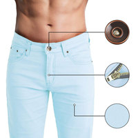 Jeans de Pierna Ancha para Hombre, de Cintura Media, de Alta Calidad, Fabricados en Fábrica, Ecológicos, Totalmente Personalizables, OEM, Más Vendidos