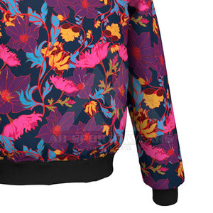 แจ็กเก็ตบอมเบอร์ผ้าซาตินพิมพ์ซับลิเมชันสำหรับงาน OEM - Product Image 6