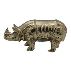 Nouvelle conception Sculptures d'animaux en aluminium Figurines abstraites en laiton fini pour la maison salon décor Sculpture de bureau - Product Image 2