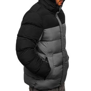 Chaqueta de exterior de concha suave para hombre de alta calidad, forro de algodón personalizable, a prueba de viento, impermeable, Burbuja, Puffer, cierre de cremallera, lona - Product Image 6