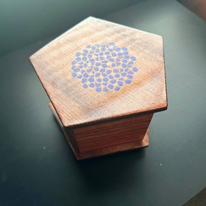 Pentagone Boîte À Bijoux Vente Chaude Cadeaux & Artisanat Boîtes En Bois Signes Muraux Fabriqué En Inde - Product Image 2