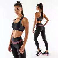 Vente chaude, soutien-gorge de sport respirant de haute qualité, leggings taille mi-haute, ensemble de vêtements de sport à manches longues, vêtements de sport pour la salle de sport, vêtements de sport pour femmes, fitness - Product Image 3