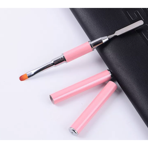 Pennello Professionale per Gel Unghie POLYGEL, Ovale, in Nylon, con Ghiera Ondulata, Compatibile con Gel UV, per Uso Estetico, Servizio Private Label - Product Image 2