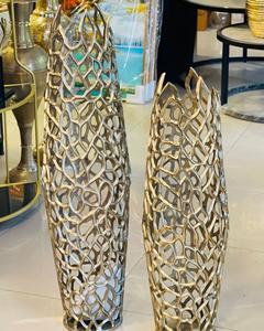 Jarrón de Flores de Aluminio Fundido de Primera Calidad para la Decoración de Salas de Estar Modernas, Ofrece Resistencia Duradera y un Acabado Elegante - Product Image 2