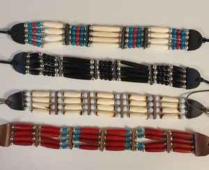 En diferentes diseños gargantillas y pulseras de cuentas de hueso hechas a mano ideales para su uso por diseñadores de joyas nativos y tiendas para reventa - Product Image 3