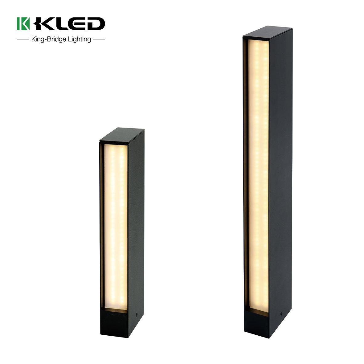 LED IP65 Water-Resistant Decoration Pathway Lawn Bollard Lamp with Lantern Scenery Landscape Lighting Garden Pillar Lights
