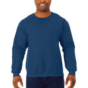 Logo personnalisé coton plaine col rond sweat à capuche pour hommes de base coton mélangé vêtements mode pull beaucoup de couleurs - Product Image 4