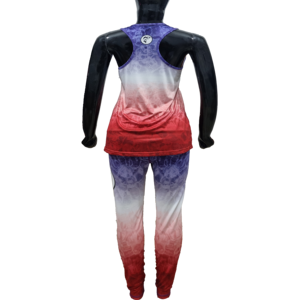 Custom UPF 50+ Women's <b>Leggings</b> Breathable Fishing <b>Leggings</b> Tank top Clothing Fishing Wear Gym Wear Yoga Set USA Flag Design - Product Image 4