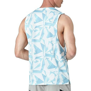 Top Trending Men's Custom Made Sublimation Tank Top Material duradero Antiarrugas Estilo casual Tarifa al por mayor - Product Image 3