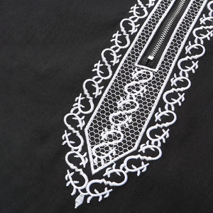 Túnicas Musulmanas Negras con Capucha para Hombre, Diseño Moderno, Precio de Mayoreo, Personalizadas, Transpirables, Casuales, para Adultos, Gran Venta 2025 - Product Image 5