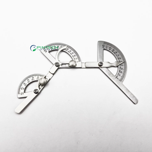 Goniomètre de doigt de poche Outil de mesure d'angle de joint en acier inoxydable pour les étudiants Cliniques Physiothérapie Petites commandes - Product Image 4