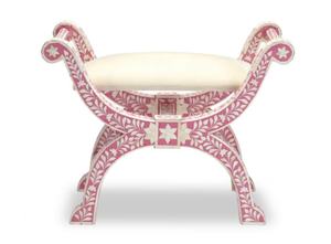 Taburetes de lujo con incrustaciones de hueso, muebles elegantes de decoración para el hogar, taburetes de madera, almacenamiento de cocina, sillas únicas para sala de estar y oficina - Product Image 2