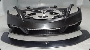 Kit carrosserie large en vente chaude pour <span class=keywords><strong>INFINITI</strong></span> G25 <span class=keywords><strong>G37</strong></span> 2009-2013, résine de haute qualité, accessoires professionnels, barres avant noires, jupes latérales - Product Image 2