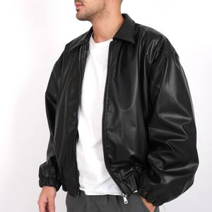 Veste en peau de mouton unisexe au design élégant, fermeture à glissière, apparence professionnelle personnalisée, coton réversible imperméable respirant - Product Image 1