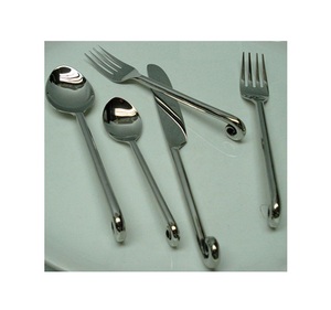 Design élégant Ensemble de couverts à manche en acier inoxydable avec incrustation d'os Ensemble de couverts de restaurant pour mariage Offre spéciale à bas prix - Product Image 2