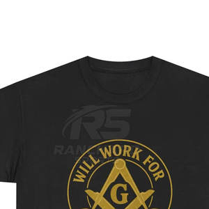 Camiseta con gráfico de escudo masónico, poderoso símbolo masónico, camiseta de la hermandad masónica para adultos - Product Image 4