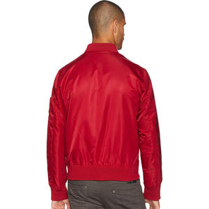 Vente en gros Nouvel Arrivage 2026 Vestes en satin à la mode pour hommes Vestes en satin avec logo personnalisé et patchs pour hommes - Product Image 6