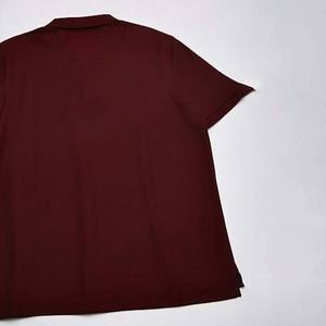 Polos personalizados Camisa ajustada Color sólido Algodón Tallas grandes Tela transpirable Hombres Manga corta Jersey Impreso Bordado - Product Image 6